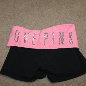 Victoria Secret Pink Yoga Bling shorts, XS